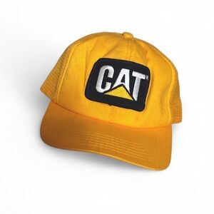 CAT Men's Yellow Trucker Hat